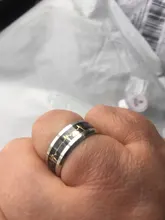 Anillo luminoso de acero inoxidable para hombre y mujer, joyería que brilla en la oscuridad