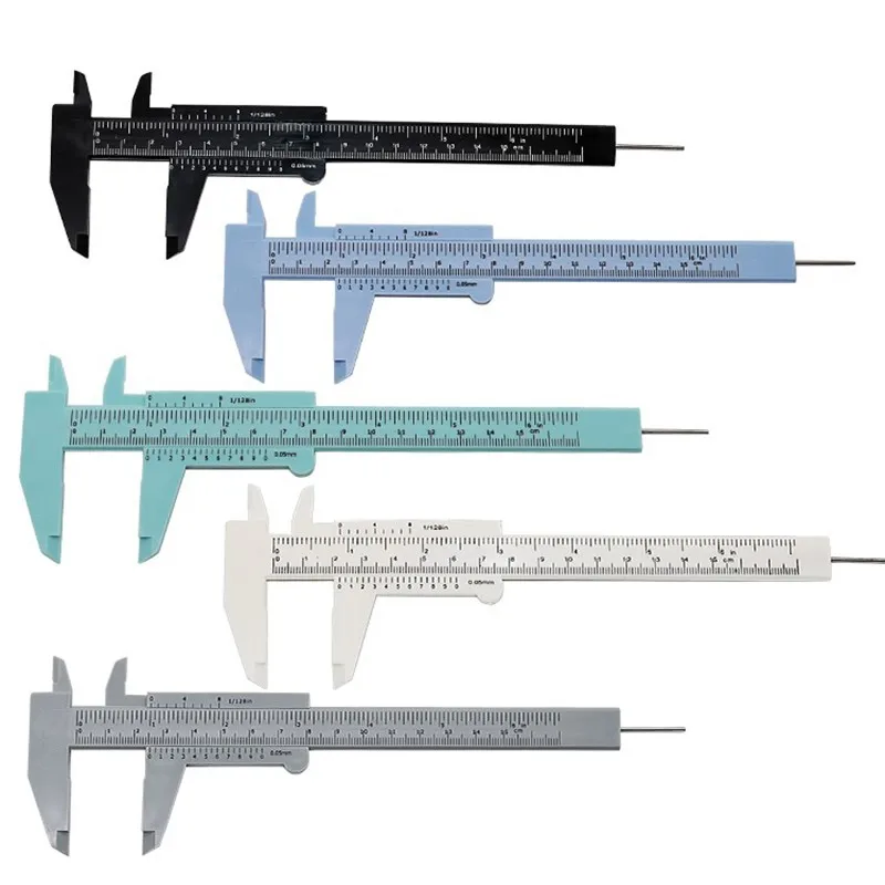 

0-150MM Plastic Vernier Caliper DIY Tool Woodworking Jewelry Model Making Vernier Caliper Aperture Depth Diameter Measure Tool