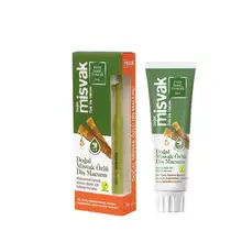 Натуральная зубная паста Miswak Cored, травяная зубная паста эвкалипта, зубная паста хорошего качества, оригинальная зубная щетка с подарком