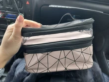 Bolsa de maquillaje transparente multifunción para viaje, organizador de artículos de tocador con diamantes de moda, resistente al agua, almacenamiento de maquillaje para mujer