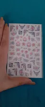 3D Nail Sticker Decals Self-adhesive Design Stickers for Nails Geometric Flowers Bird