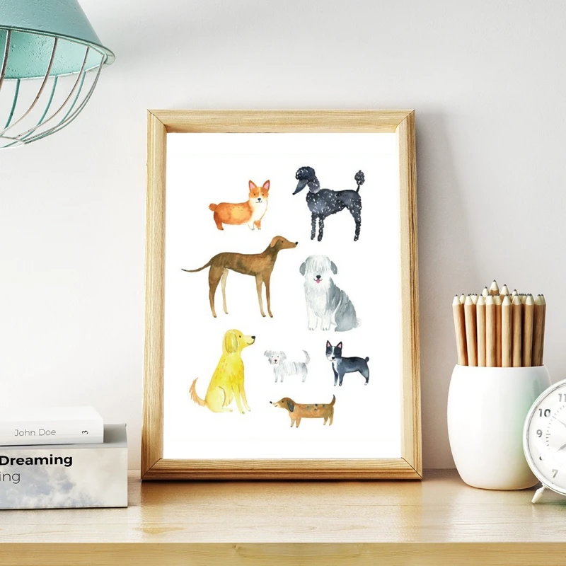 Dogs Canvas Art Print