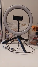 Remote-Ring Light-Lamp Tripod-Stand Fill Youtube Photo Led Selfie Live Bluetooth 26/16cm