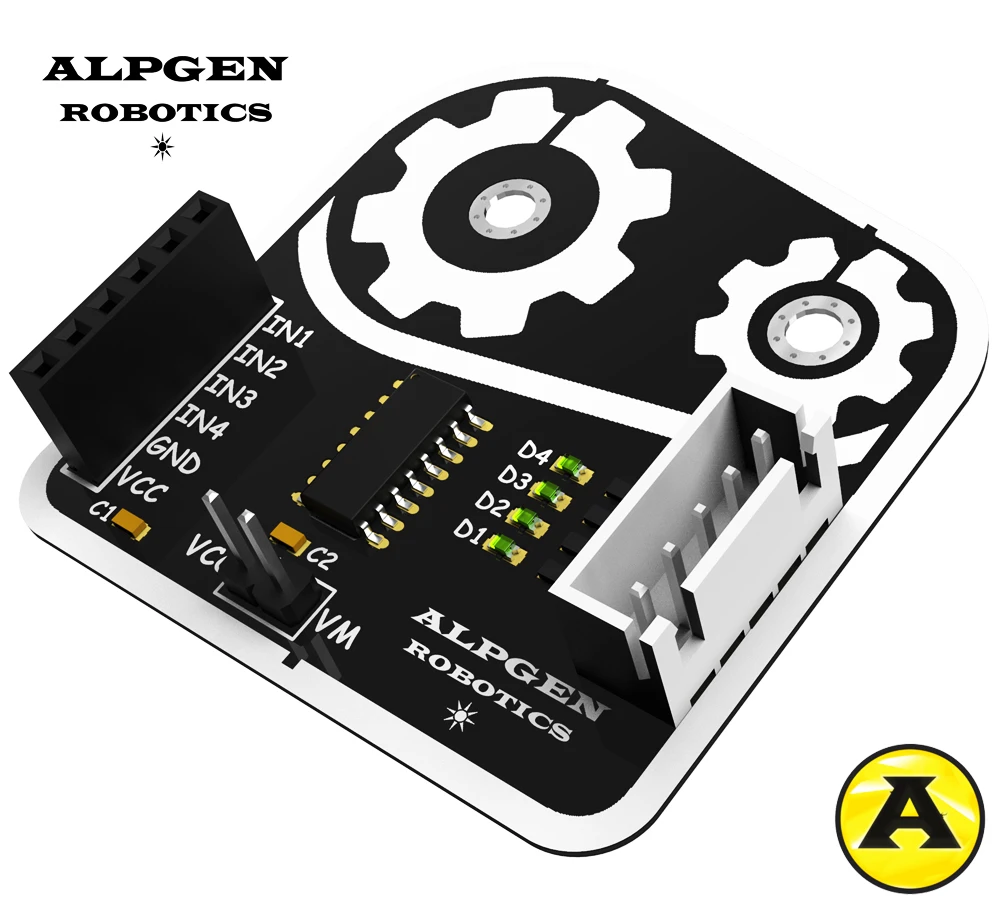 Модуль драйвера шагового электродвигателя M070 Arduino Microbit Raspberry Pi с коробкой |