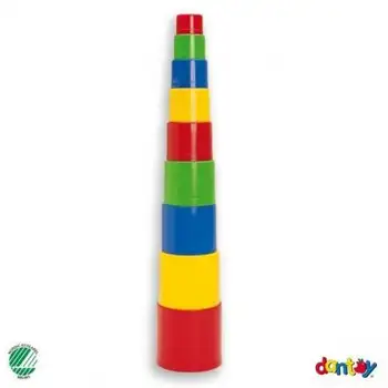 

STACKABLE INFANT CUBES WITH SHAPES AND DRAWINGS 9 PIECES