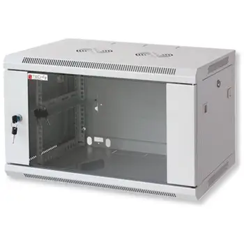 

The CASE-FP-3012GTY-wardrobe Rack 19 ''Wall 12 unit prof. 600 Gray to assemble Techly