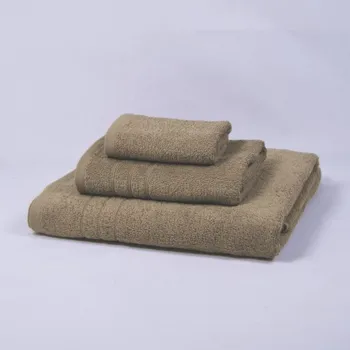 

Towel Set beige plain cotton 100%