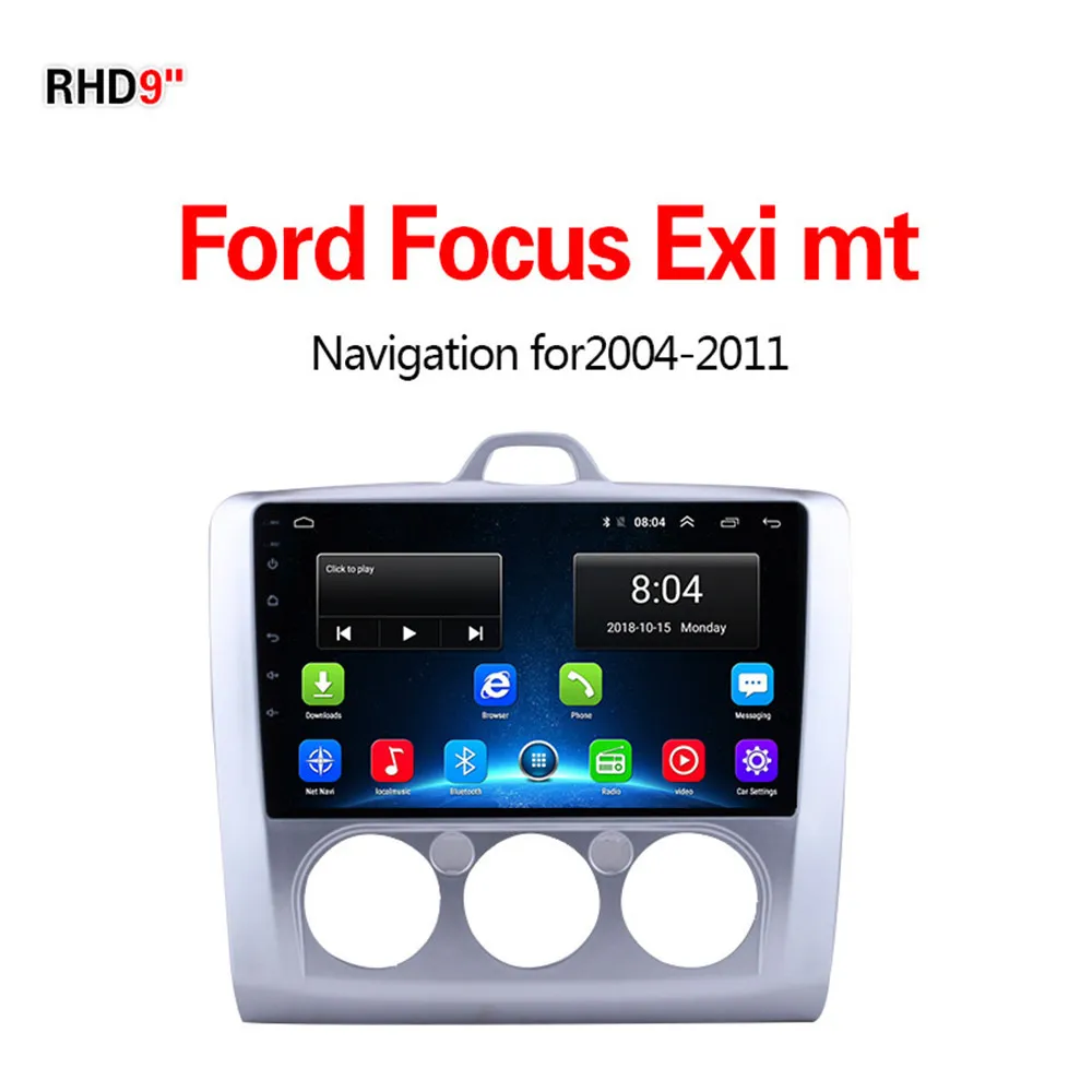 4G1G16G Lionet gps навигация для автомобиля Ford Focus Exi MT 2004-2011 9 дюймов RF1001X - Размер экрана, дюймов: 4G1G16G