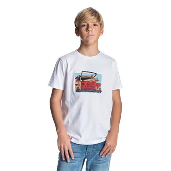 

Rip Curl White T-shirt's short sleeve to Kid Super Van