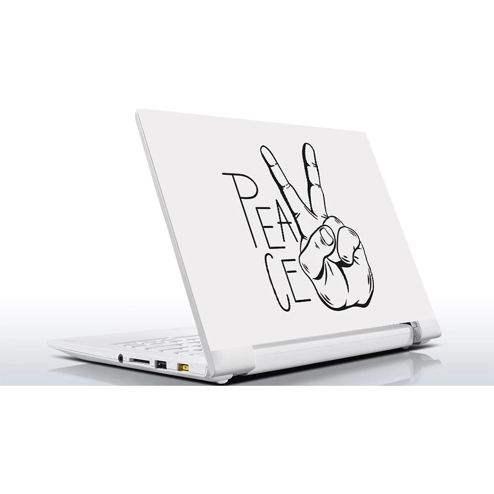 Sticker Master Vintage Peace Universal Laptop Skin Per 13 14 15 15.6 16 17 19 "Inc Notebook Decal Per Mac, Dell, Acer, Hp, Toshiba, Asus