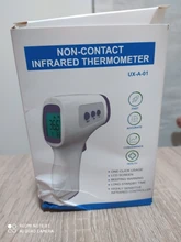 Termómetro Digital infrarrojo sin contacto para adultos y bebés, pistola electrónica de temperatura corporal para fiebre láser con pantalla Lcd
