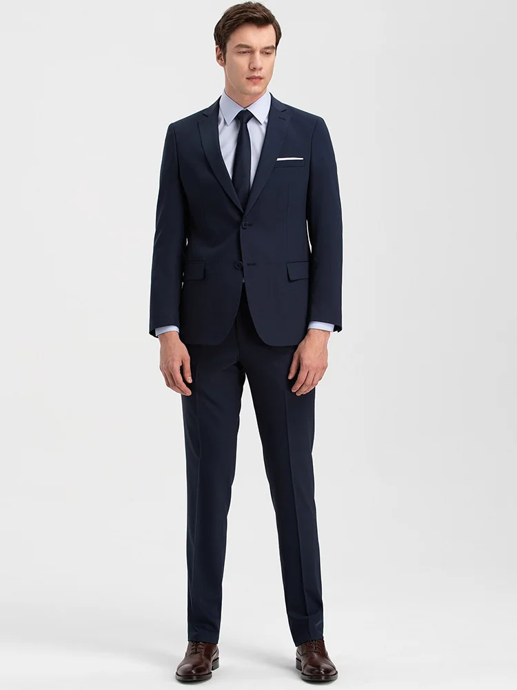 

Hateko Men Regular Short Fit 43% Wool Suit Classic Suits