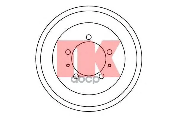 Барабан Тормозной Mitsubishi Pinin 01-07/Space Wagon 98-04 Nk 253013 Nk арт. 253013