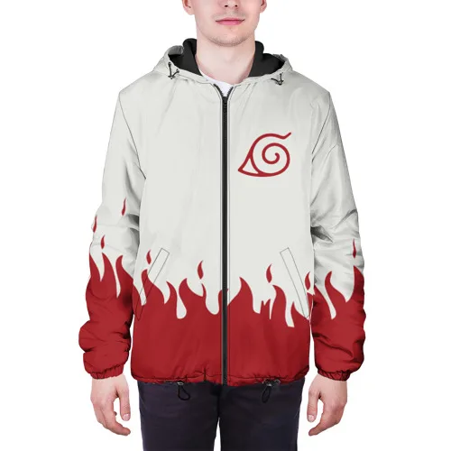 Chaqueta para hombre 3D Naruto Minato nanikaze