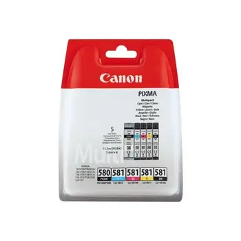 

Package CANON 5 cartridges PGI-580 / CLI-581 PGBK / BK / C/M/AND-Black + color
