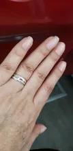 Anillo de compromiso de Plata de Ley 925 personalizado para hombre y mujer, sortija Simple Unisex grabada, regalo de joyería de aniversario