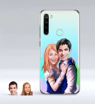 

Personalized Valentine Caricature Of Xiaomi Redmi Note 8 Thin Transparent Silicone Phone Kapağı-40