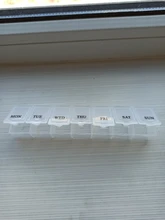 1 unidad de 7 días de pastillas caja de medicina semanal tableta titular contenedor organizador de almacenamiento caja de pastillas divisores 3 colores
