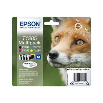 

EPSON Multipack T1285-Fox-Black, Cyan, Magenta, Yellow
