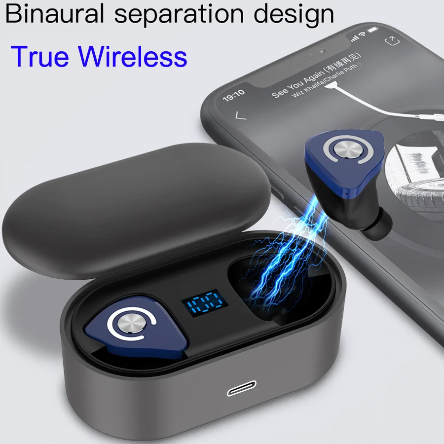 30 шт. M9 TWS Bluetooth наушники беспроводные наушники 8D стерео настоящие беспроводные наушники спортивные HiFi наушники