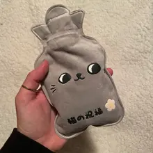 Bag Water-Bottle-Safe Hand Warm Portable Cute Cartoon for Women Explosion-Proof 300-Ml
