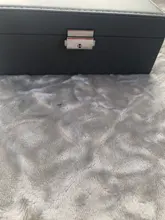 Caja de almacenamiento de joyas de cuero PU, embalaje multifunción portátil de estilo europeo con cajón, regalo de invierno