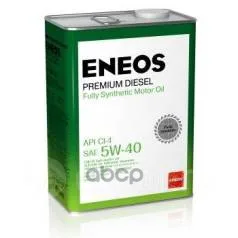 ENEOS Масло Моторное 5w40 Eneos 4л Синтетика Premium Diesel Ci-4 Eneos 8809478943077