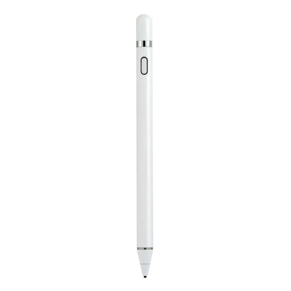 K818 перезаряжаемая активная конденсаторная ручка для рисования и письма, ручка для сенсорного экрана, универсальная высокоточная емкостная iOS Android - Цвета: White