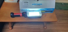 Portable Lantern Flashlight Work-Lighting Battery Fishing-Lamp Magnetic Camping 2--18650