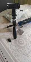 Trípode portátil con palo de Selfie para teléfono móvil, palo para tomar fotos, transmisión en vivo, recargable, Bluetooth, Control remoto