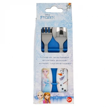 

SET metal cutlery 2 pc. FROZEN IRIDESCENT AQUA