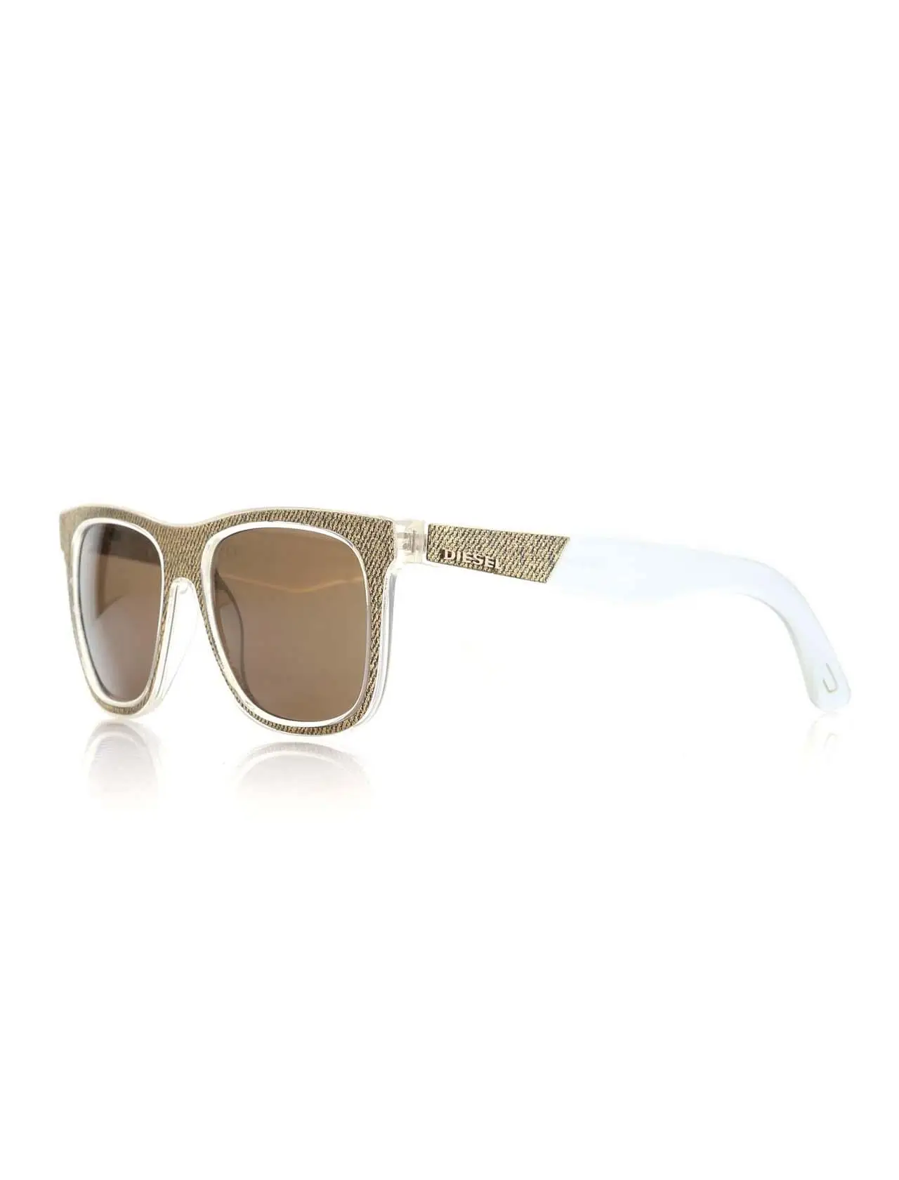

Women's sunglasses dl 0161 T Bone transparent organic square square 54-16-145 diesel