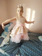 Vestido de flores con bordado vintage para niña pequeña, ropa de ceremonia con tutú, traje elegante de fiesta, vestidos de princesa para niña, moda para niño