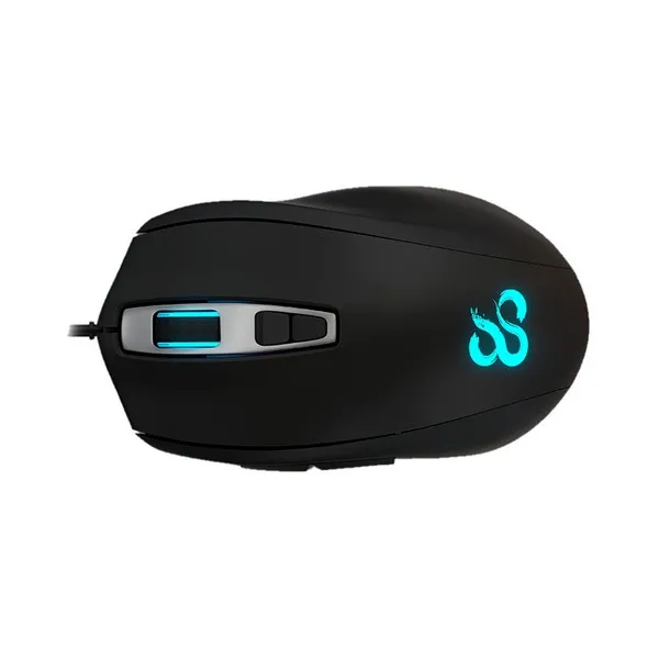 Светодиодный игровой мышь Newskill Helios RGB 10000 точек/дюйм черный