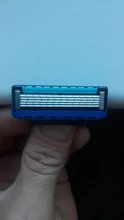 4 unids/lote cuchillas de afeitar 5 capas de cuchilla de afeitar para Gilettee de energía de fusión de afeitar BladesFor Gillette Proglide máquina
