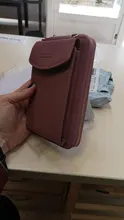 2020 mujeres billetera Color sólido de cuero correas de hombro bolsa teléfono móvil tarjeta grande titulares cartera bolso bolsillos chicas