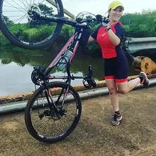 2020Camiseta de manga corta de triatlón para mujer, conjunto de Ropa de Ciclismo, mono Go Maillot de ciclismo de triatlón para mujer Trajes de ciclismo para mujer Monos de ciclismo para mujer Envío gratis maillot mujer