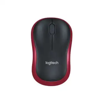 

Wireless Mouse logitech m185 red nano usb receiver 910-002240
