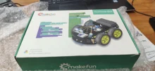 Emakefun- Robot de coche arduino para niños, juguete educativo de coche 4x4 de aplicación RC, 4WD, a radio control, bluetooth