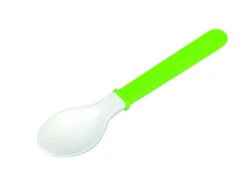 

Spoon for feeding with a soft tip canpol