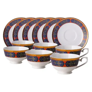 

Asterogy gold tea set 12 items