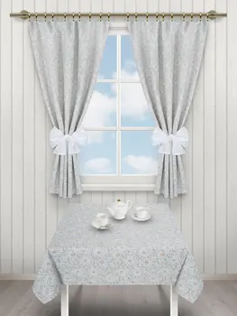 

Set curtains for kitchen Mesmer "пуату" cotton 150-180 cm 2 PCs