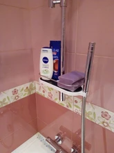 Bathroom Shelves Shampoo-Tray Storage-Holder Adjustable Zhangji High-Quality
