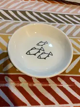 Hedgehog-Bowl Dish Snack-Plate Chinchilla Ceramics Small Cat Cute Cartoon Squirrel Saucer-Shape