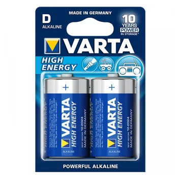

Alkaline Battery Varta LR20 D 1,5 V 16500 mAh High Energy (2 pcs) Blue
