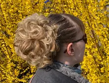 XIYUE-peine grande con Clip para extensiones de cabello rizado, piezas de cabello sintético, extensión para pelo, para mujeres