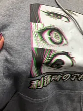 2019 primavera invierno nuevos ojos de la Escuela de la prisión Sudadera con capucha de Anime japonés para hombres Sudadera con capucha de lana caliente para hombres ropa deportiva para hombres