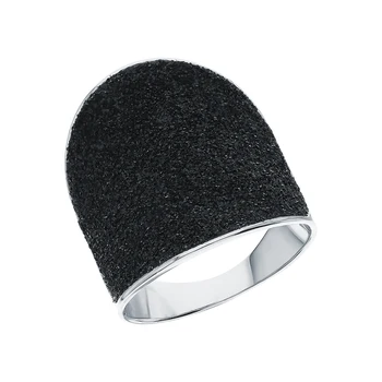 

Silver ring with glitter sunlight sample 925