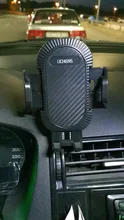 Licheers-Soporte de teléfono móvil con ventosa para coche, No magnético, con GPS, para iPhone 11 Pro, Xiaomi y Samsung