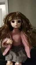 Muñeca BJD de 30 Cm, conjunto de vestido de invierno, 21 articulaciones móviles, maquillaje, bonita, ojos marrones, muñeca con falda nueva de moda, juguete para regalo DIY, 1/6
